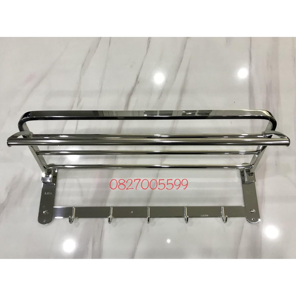 Giá treo khăn đa năng phòng tắm cao cấp Inox 304