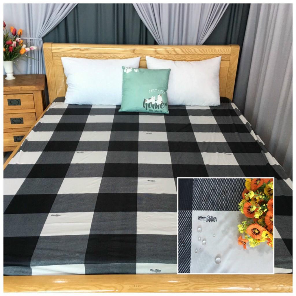 Ga Chống thấm cotton thun nano kháng khuẩn dùng trực tiếp cho bé loại dày