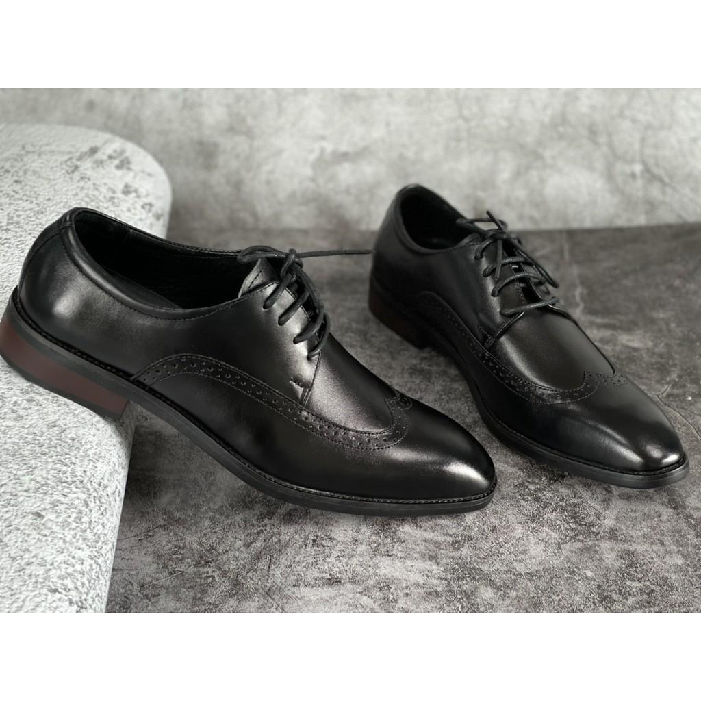 Giầy da Nam cao cấp giày buộc dây chuẩn giày nam đẹp kiểu giày tây công sở HS78 chuẩn hàng Việt Nam xuất xịn