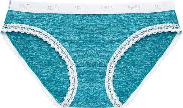 Bộ 3 quần lót nữ thun lụa sớ gỗ CD viền ren Miley Lingerie
