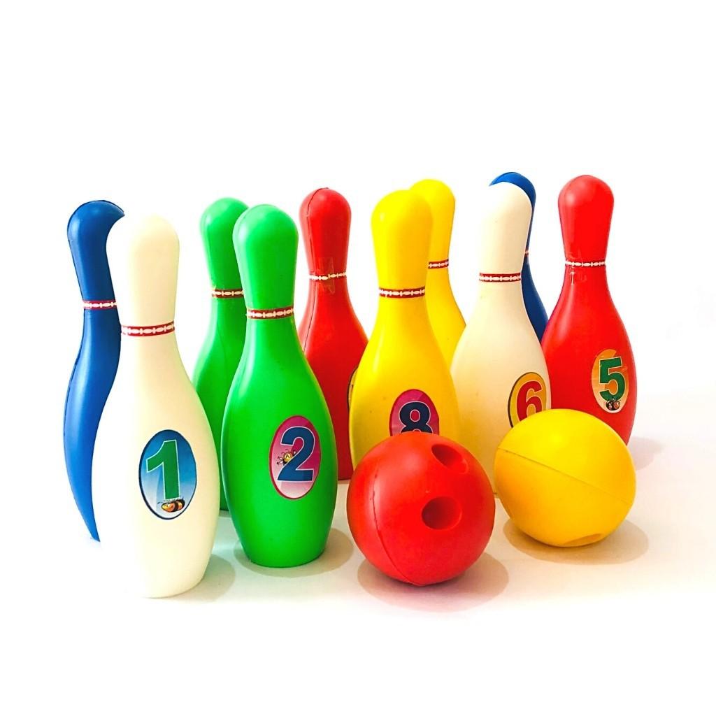 Bộ đồ chơi Bowling cỡ to bằng nhựa cho trẻ vui chơi và vận động thể chất