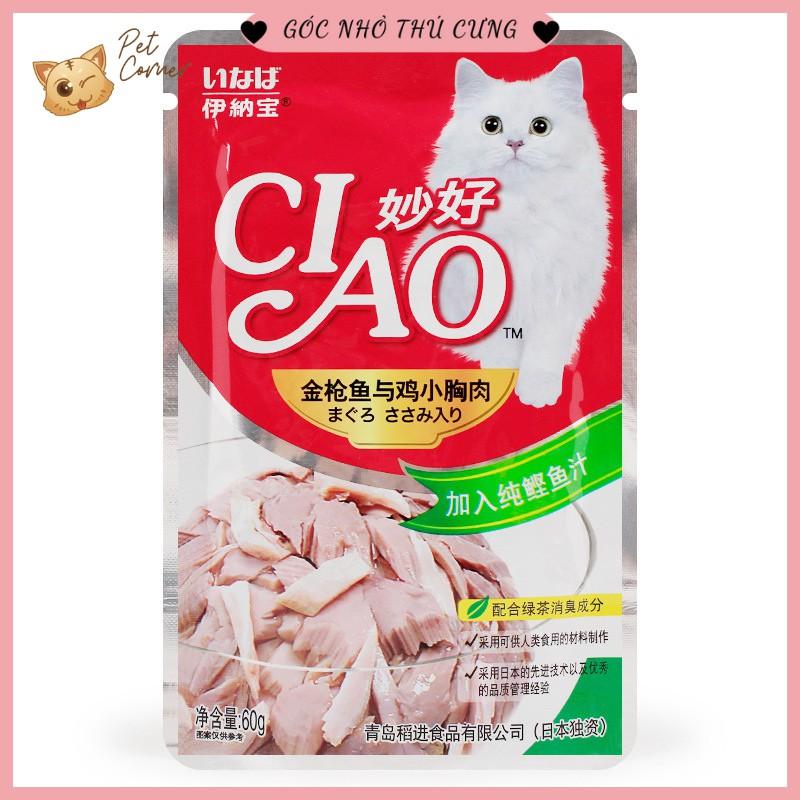 Pate Ciao dành cho mèo thơm ngon, bổ dưỡng (Gói 60g)