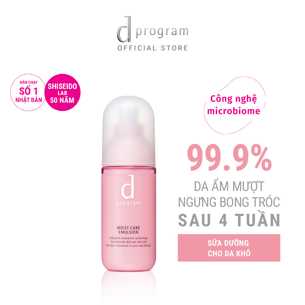 Sữa Dưỡng Cho Da Khô Nhạy Cảm d program Moist Care Emulsion 100ml
