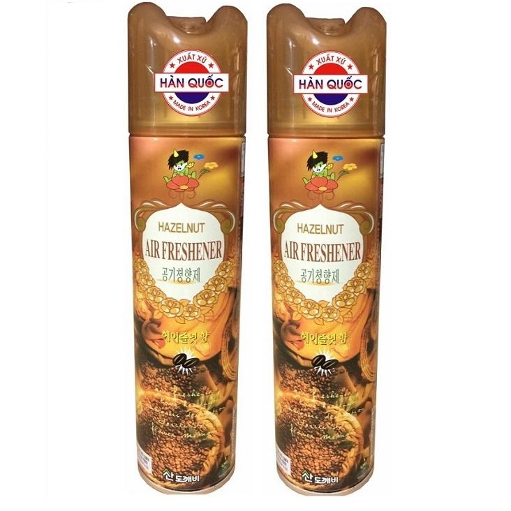 Chai Xịt Thơm Phòng Khử Mùi Hàn Quốc Hương Thiên Nhiên 370ml cho xe hơi