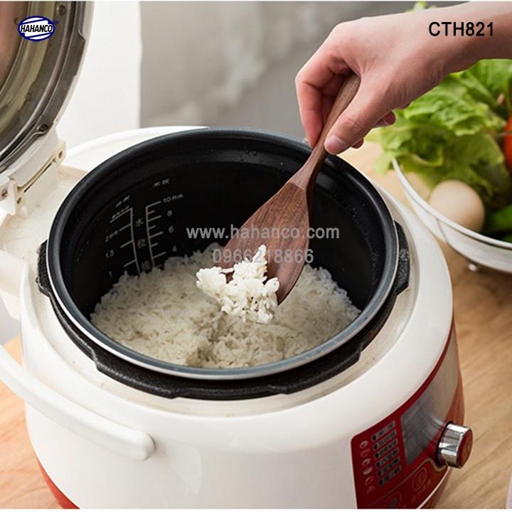 Muôi xới cơm đa năng bằng gỗ Óc Chó (Nhập khẩu Mỹ) - chiên xào các loại - HAHANCO