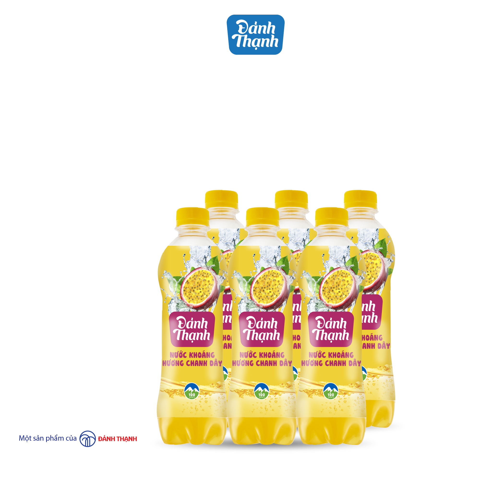 Thùng 24 chai Nước Khoáng Thiên Nhiên Đảnh Thạnh Có Ga Khoáng Chanh Dây 430ml