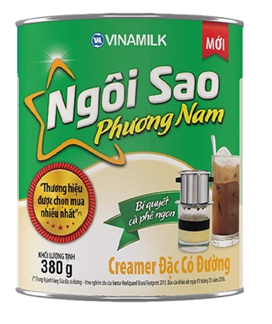 Sữa đặc ngôi sao phương nam xanh - lon 380g