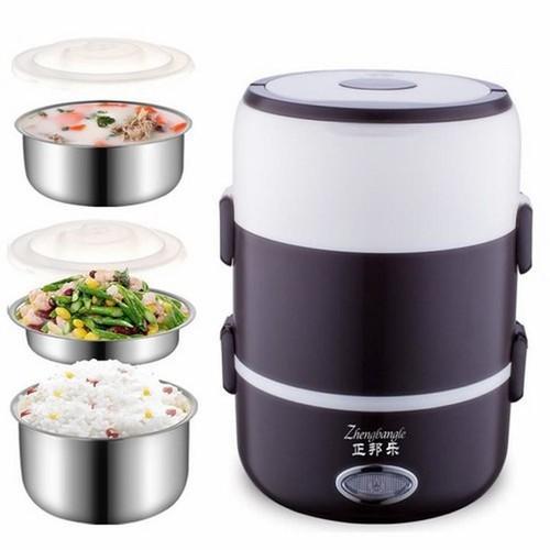 HỘP ĐỰNG THỨC ĂN CẮM ĐIỆN 3 TẦNG