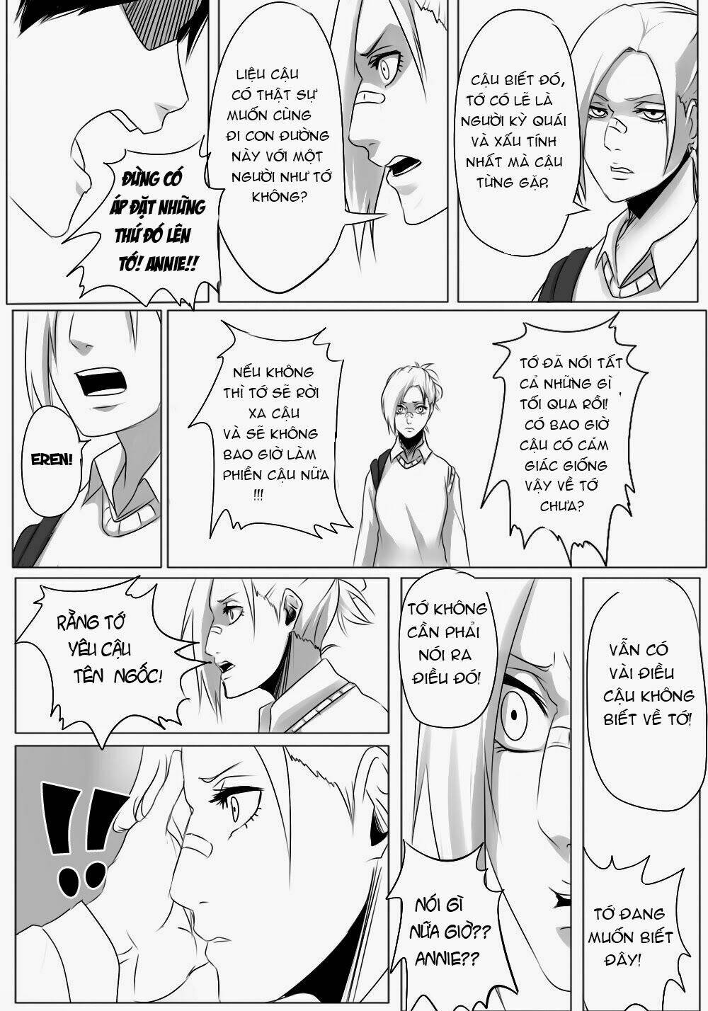 đại chiến titan - doujinshi về cuộc tình tay 4 chapter 5 8