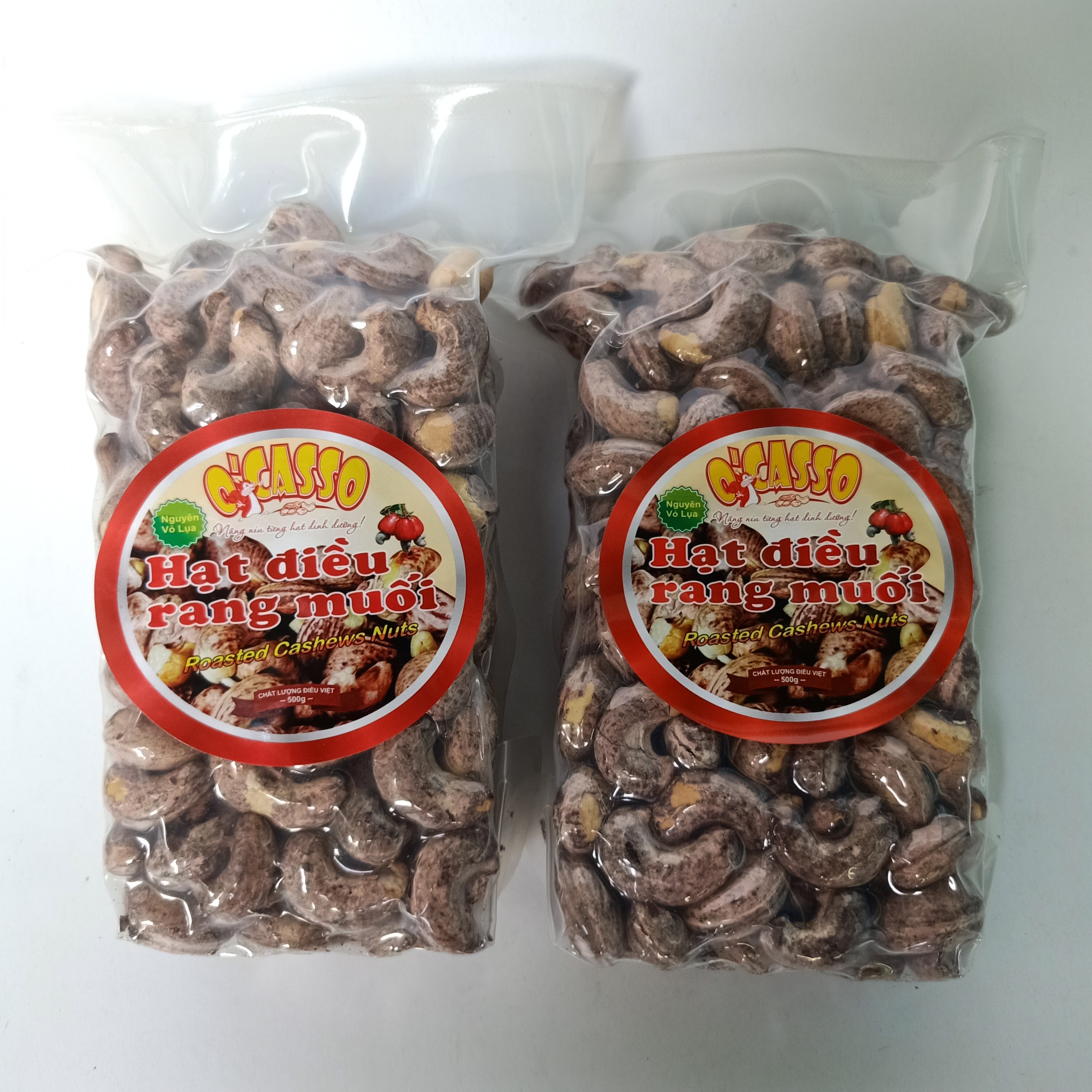 1Kg Hạt Điều Rang Muối Vỏ Lụa Loại Cồ O'Casso