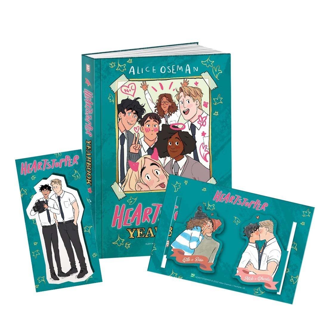 Heartstopper Yearbook - Bản Đặc Biệt - Tặng Kèm Bookmark + Bookmark Nam Châm