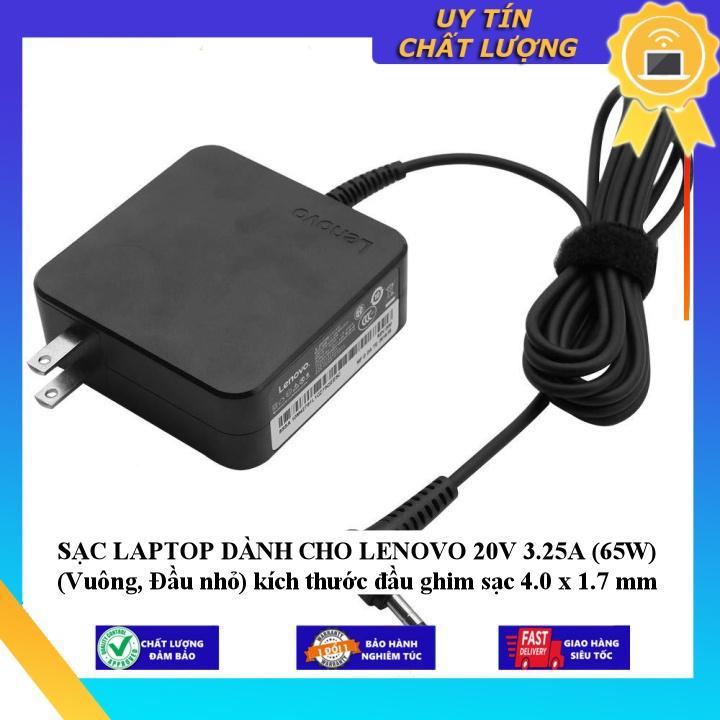 SẠC LAPTOP dùng cho LENOVO 20V 3.25A kích thước đầu ghim sạc 4.0 x 1.7 mm - Hàng Nhập Khẩu New Seal