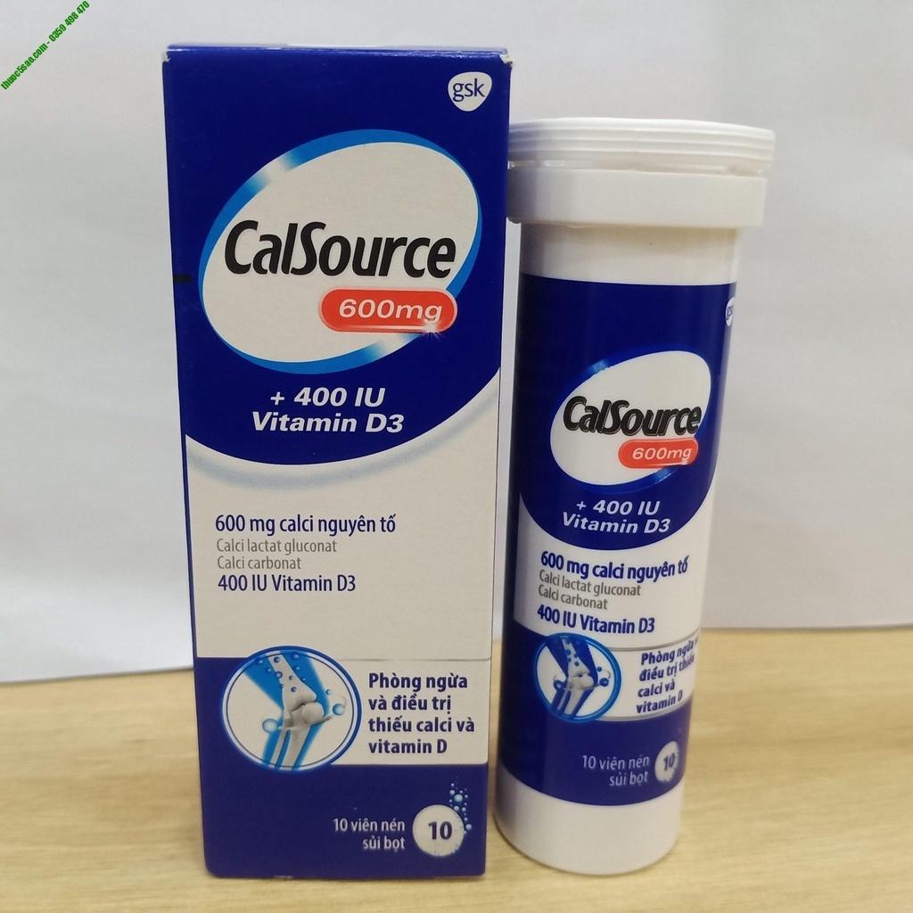 VIÊN SỦI CALSOURCE 600MG -Bổ sung calci nhanh ( 10 Viên )