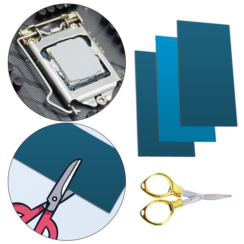 Silicone Thermal Pad 10W/m.k 100x50mm 0.3mm/0.5mm/1.0mm CPU GPU