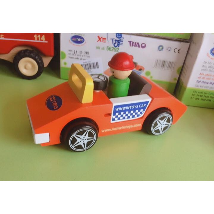 Đồ Chơi Xe Thể Thao, Giúp Bé Thông Minh Hơn , Chất Liệu Gỗ ,An Toàn Cho Bé, Hàng Việt Nam Chất Lượng Cao