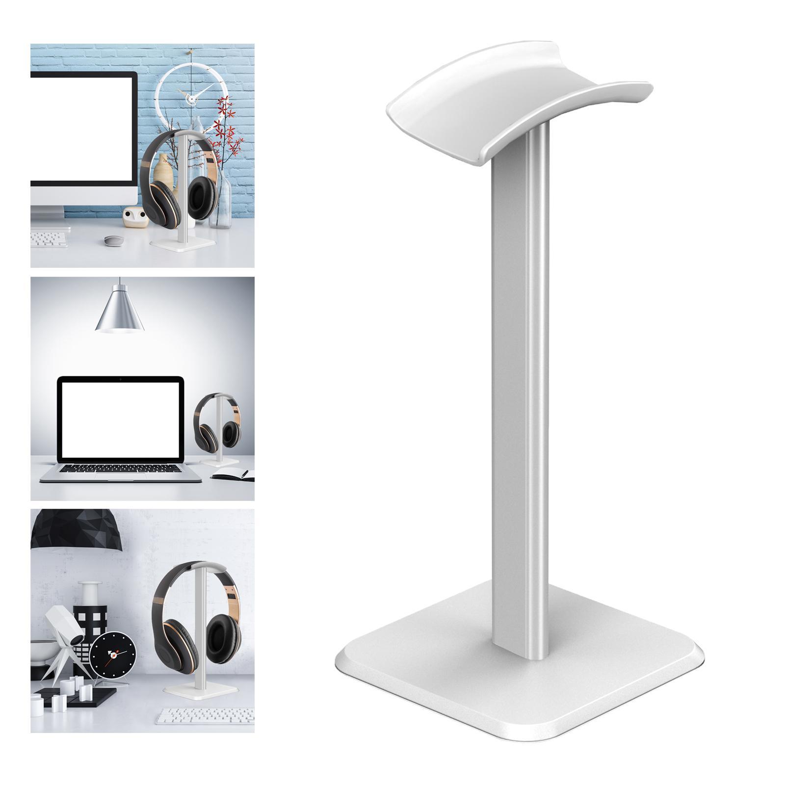 Universal Headphone Stand Desktop Display Solid Base Aluminum Bracket Headset Hanger for DJ Gamer PC Over Ear Headsets Gaming All Headphones