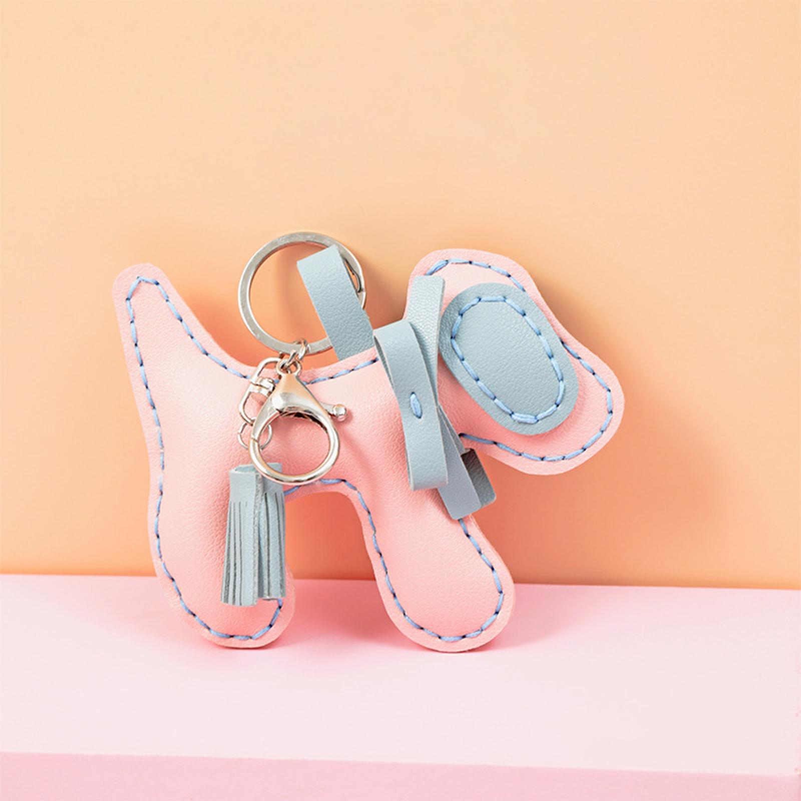 DIY Keychain Kit Sewing Kit PU Leather Kids Handmade Sewing Toys Animal