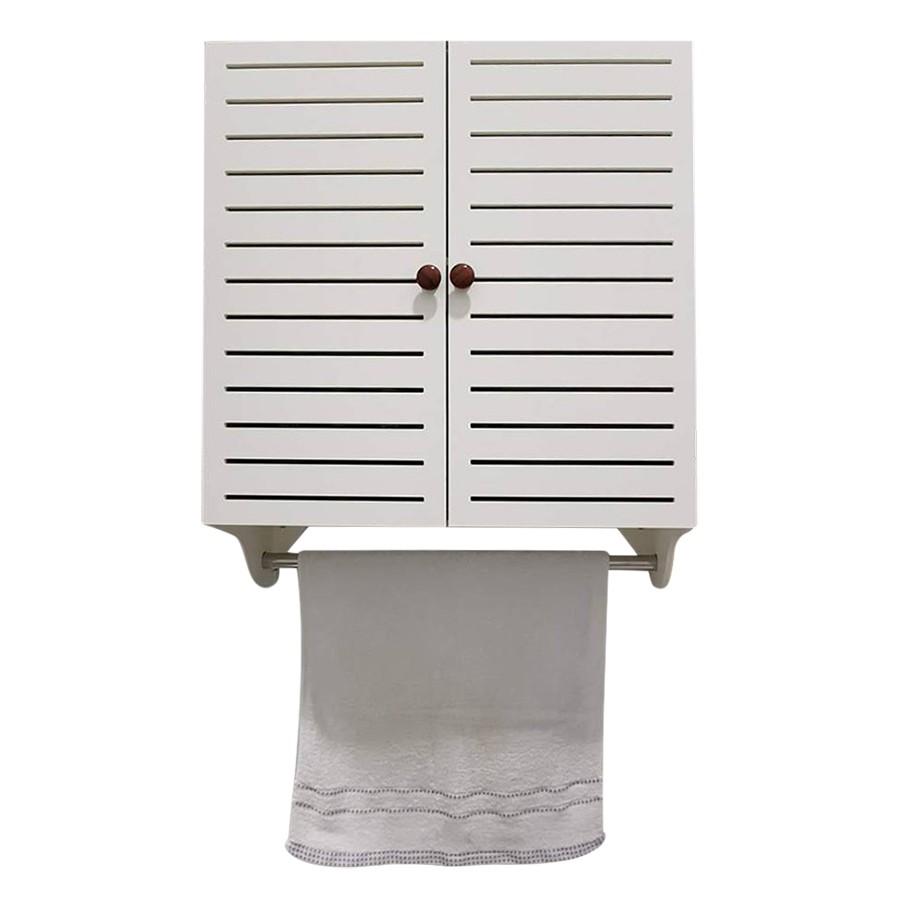 Tủ nhà tắm treo tường 2 cánh lớn VTNT01A - Kệ lắp ráp treo  tường nhà tắm