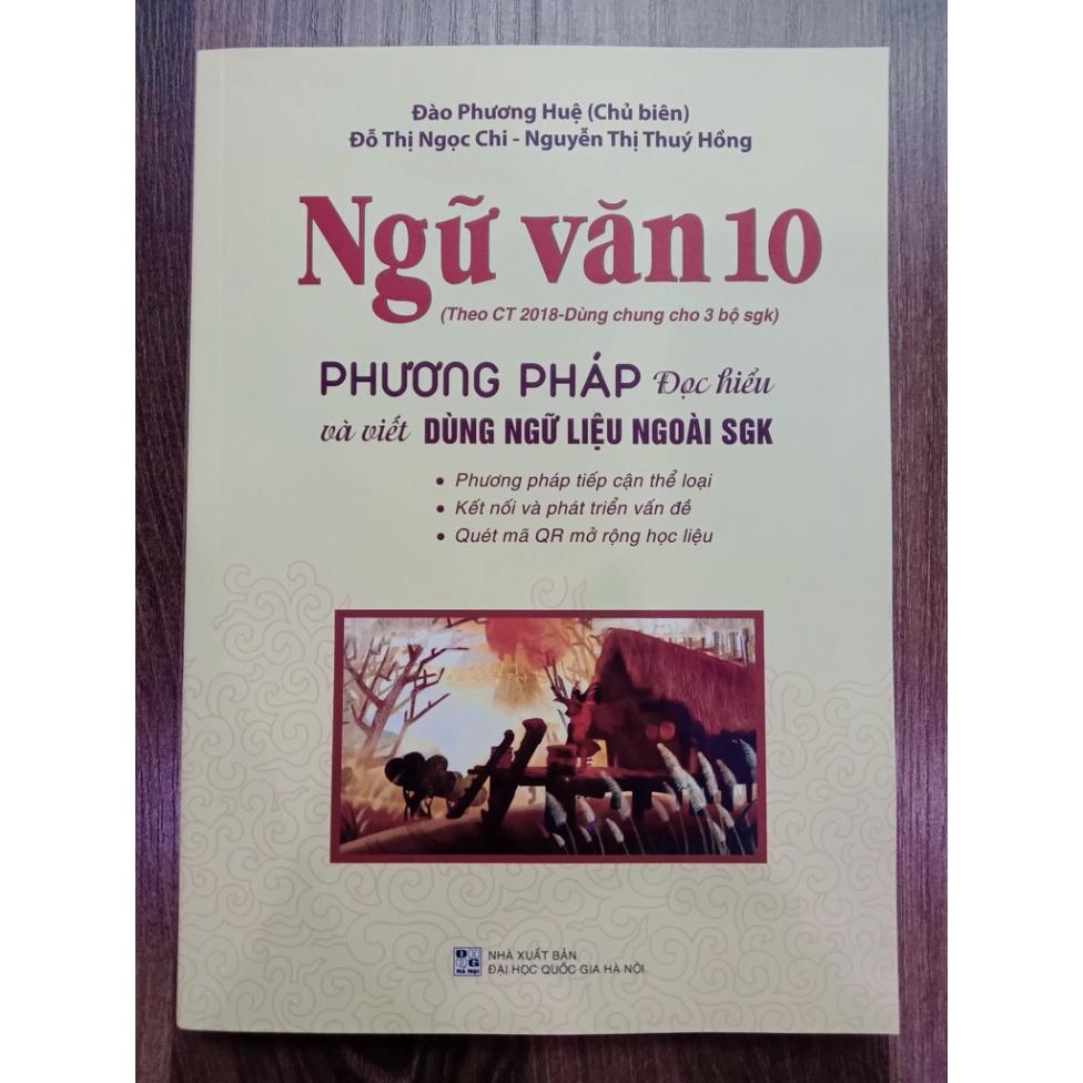 Sách - Combo 2 cuốn Ngữ Văn 10 đề ôn luyện và kiểm tra + Phương pháp đọc hiểu và viết (Dùng ngữ liệu ngoài sgk)