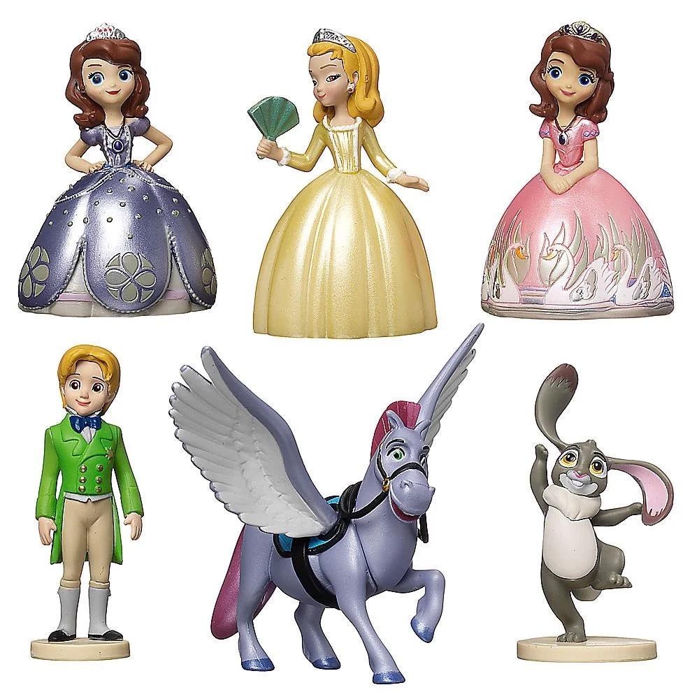 Bộ sưu tập mô hình búp bê Sofia Sofia the First Exclusive 6 Piece PVC Figurine Set