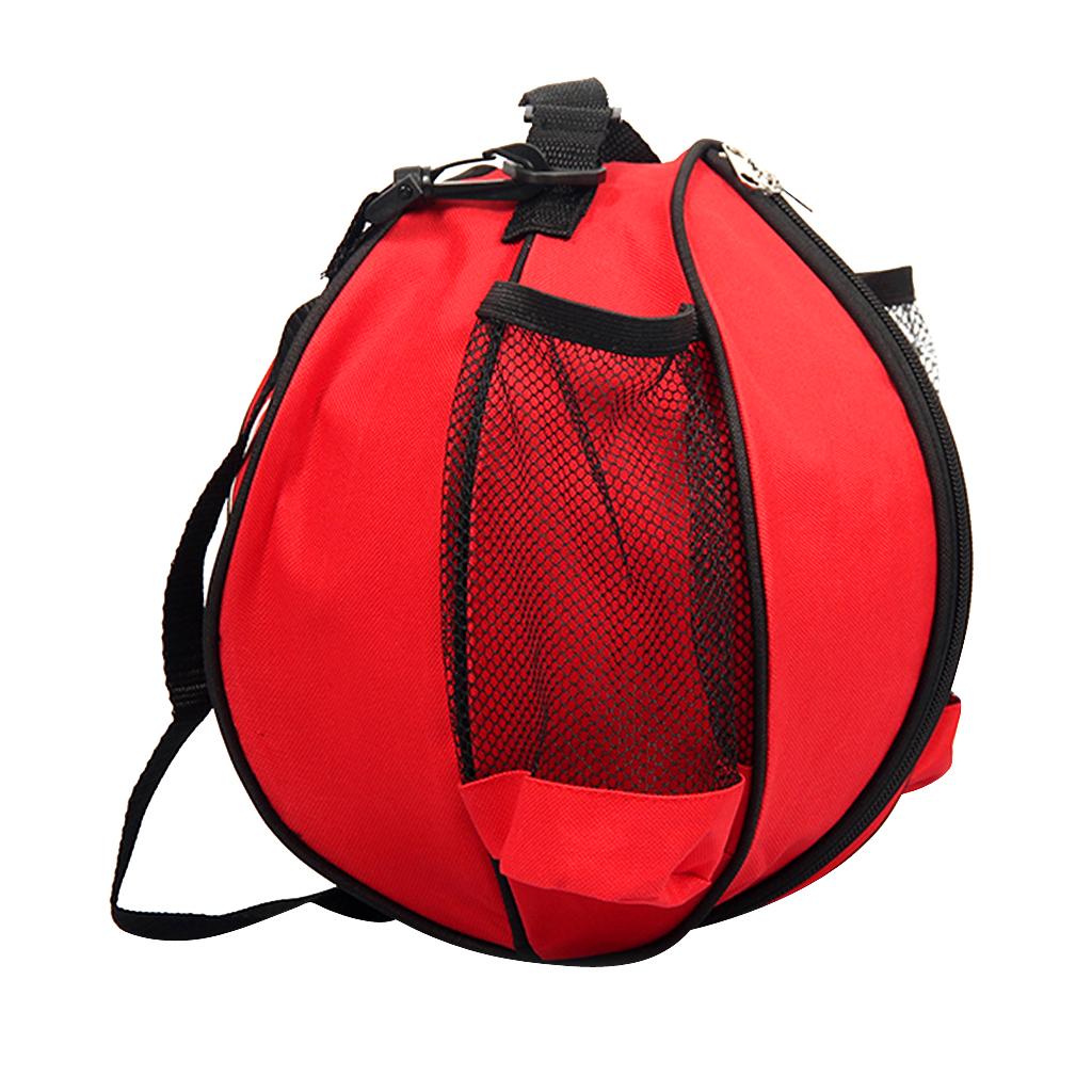 Waterproof Basketball Soccer Carrying Bag Volleyball Handbag Case with Adjustable Shoulder Strap Blue/Black/Red
