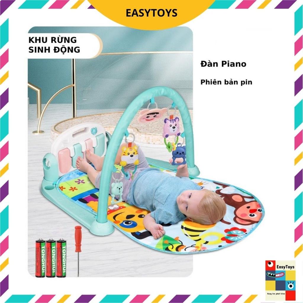 Thảm nhạc cho bé nằm chơi cao cấp phát triển thính giác thị giác