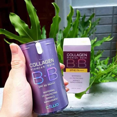 Kem Nền Cellio Collagen Blemish Balm B.B SPF40 PA-tone 21( không có tem phụ-không xuất hoá đơn đỏ )