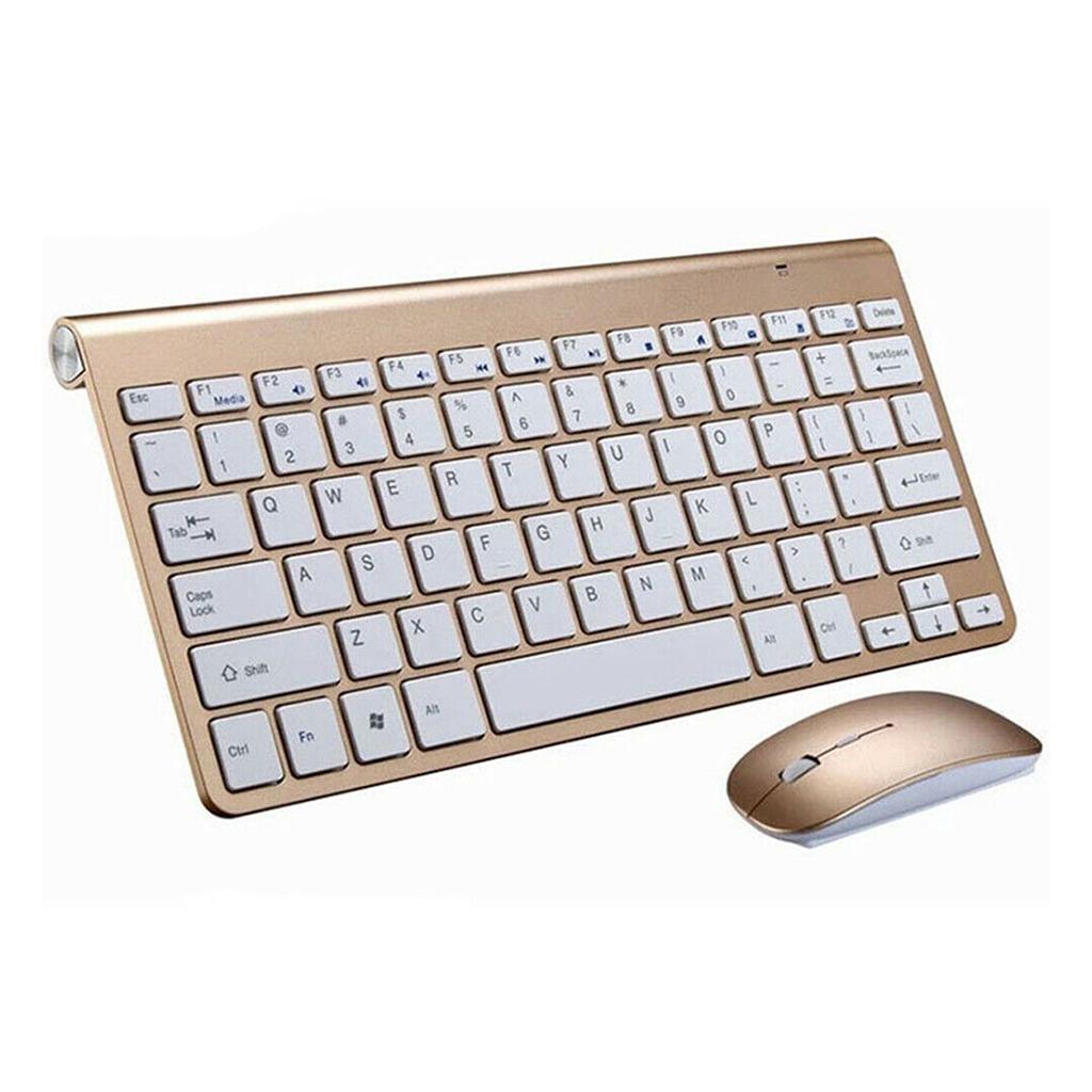 Mini Wireless Keyboard Mouse Set Waterproof 2.4G for  Laptop