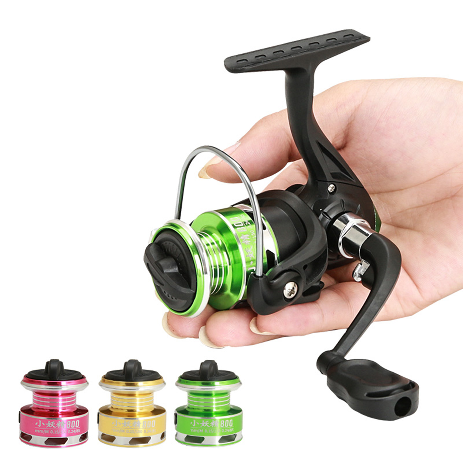 Máy câu cá Reel 5.2: 1,được gia công CNC góp phần mang lại độ bền lâu dài, Tay cầm có thể thu gọn