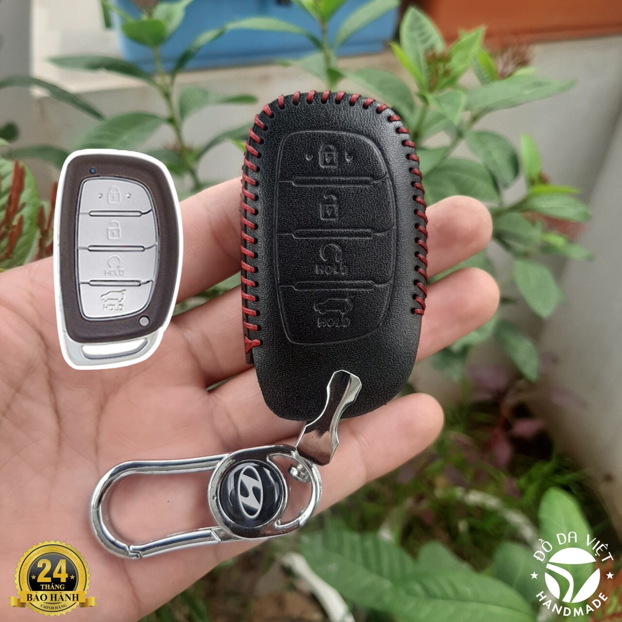 Bao da chìa khóa HYUNDAI CRETA 2022 Bảo hành 2 năm