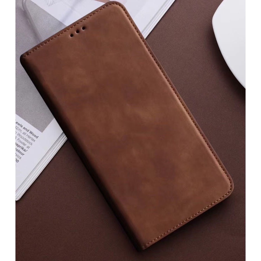 Bao da dành cho iPhone 6/7/8/X/XR/XsMax/11/11ProMax nắp gập da cao cấp, mềm xịn, bền màu có ngăn dựng thẻ ATM, giấy tờ cá nhân