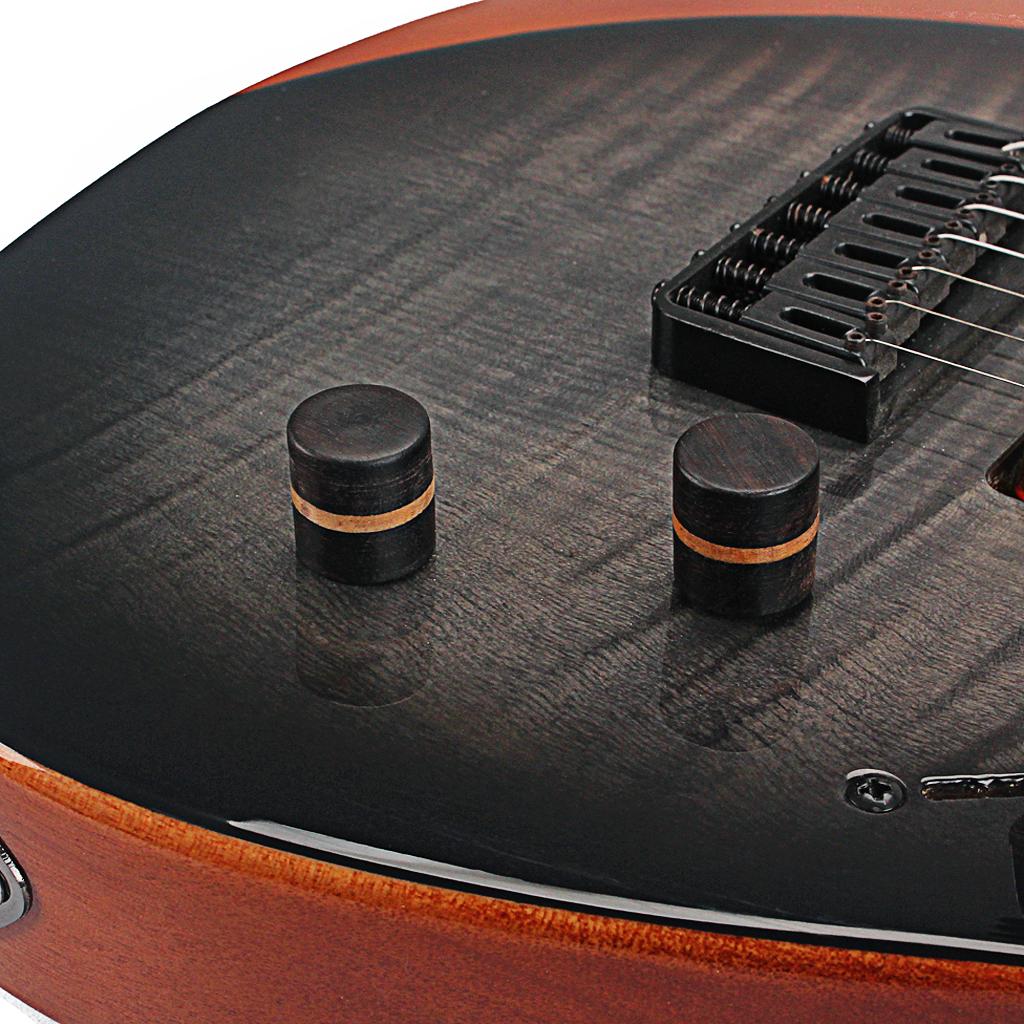 Sunnimix 3 Miếng Gỗ Hồng Sắc Guitar Tập Màu Nút Điều Khiển Nút Bấm