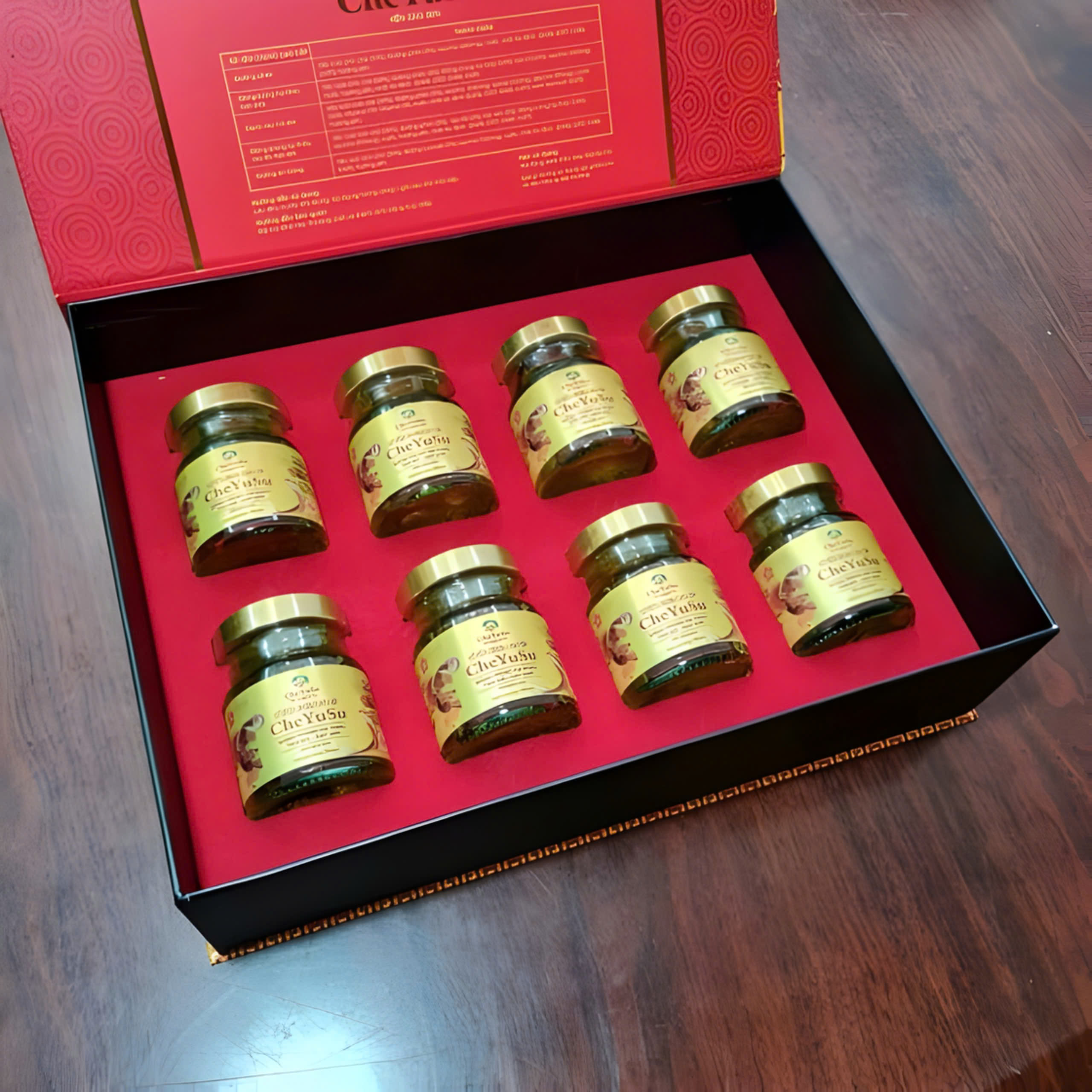 Yến Chưng Đông Trùng Hạ Thảo, Táo Đỏ, Hạt Sen - Chai 70ml