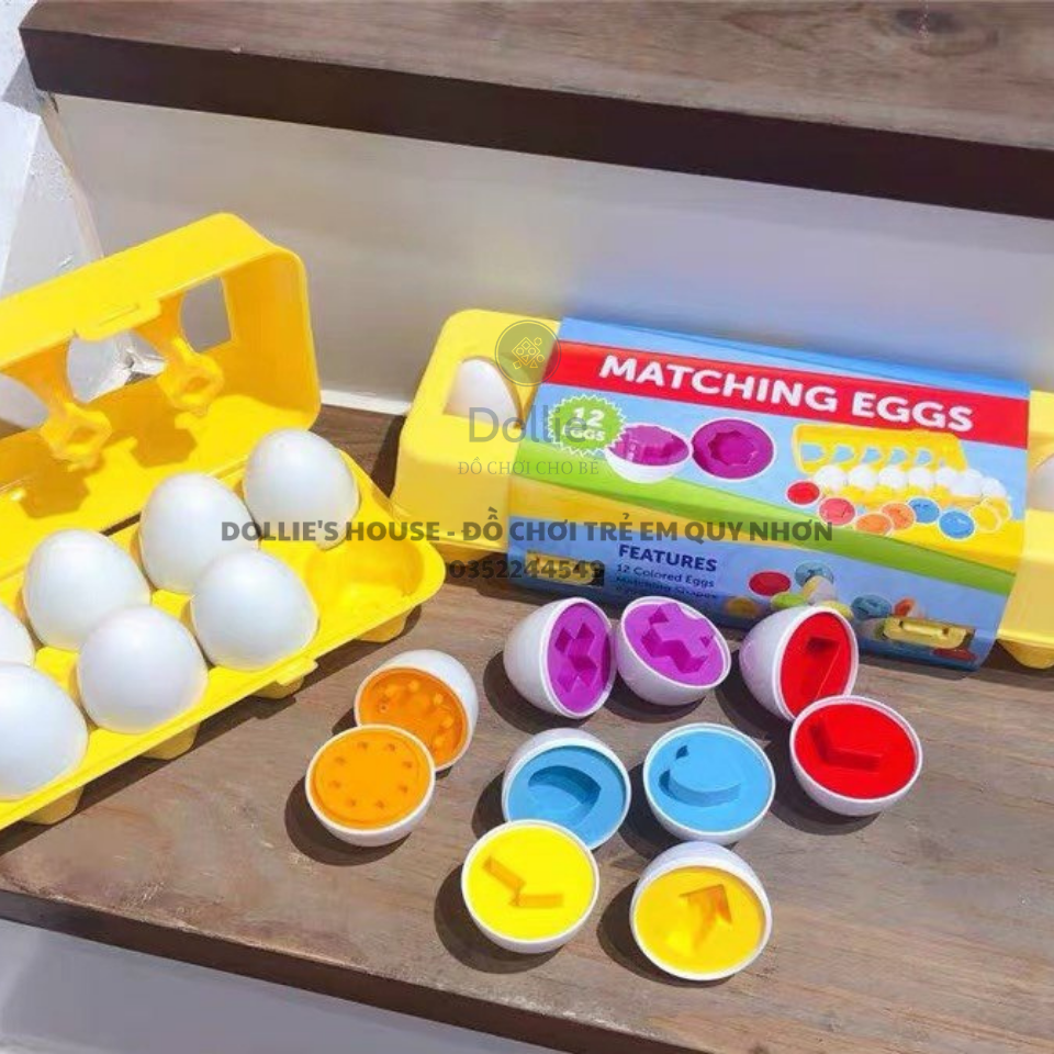 ĐỒ CHƠI SET 12 TRỨNG MATCHING EGGS