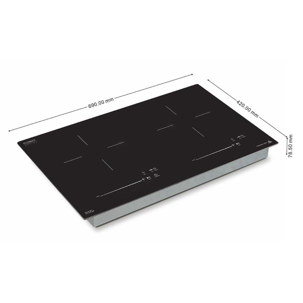 Bếp Từ Đôi CASO DUOCHEF 3500, 2 Vùng Nấu, Công Suất 3500W, Nhập Đức, BH 12 Tháng