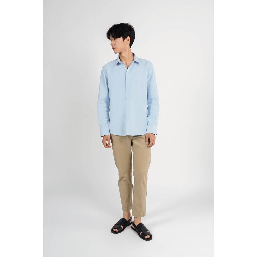 Áo sơ mi nam tay dài vải oxford 4 màu - 10F21SHL002C | LASTORE MENSWEAR