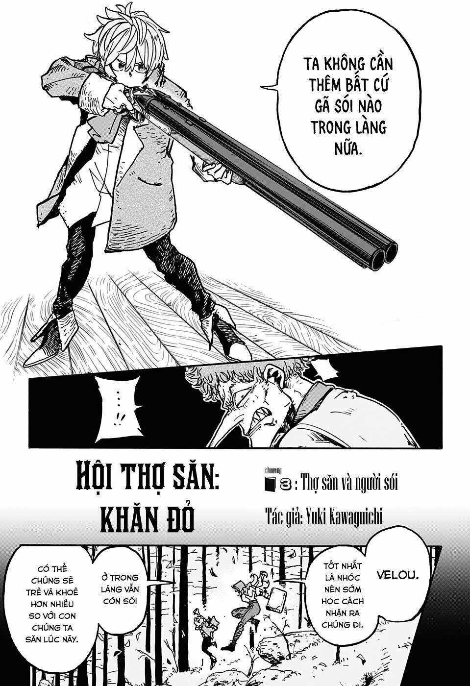 hội thợ săn: khăn đỏ chapter 3 2