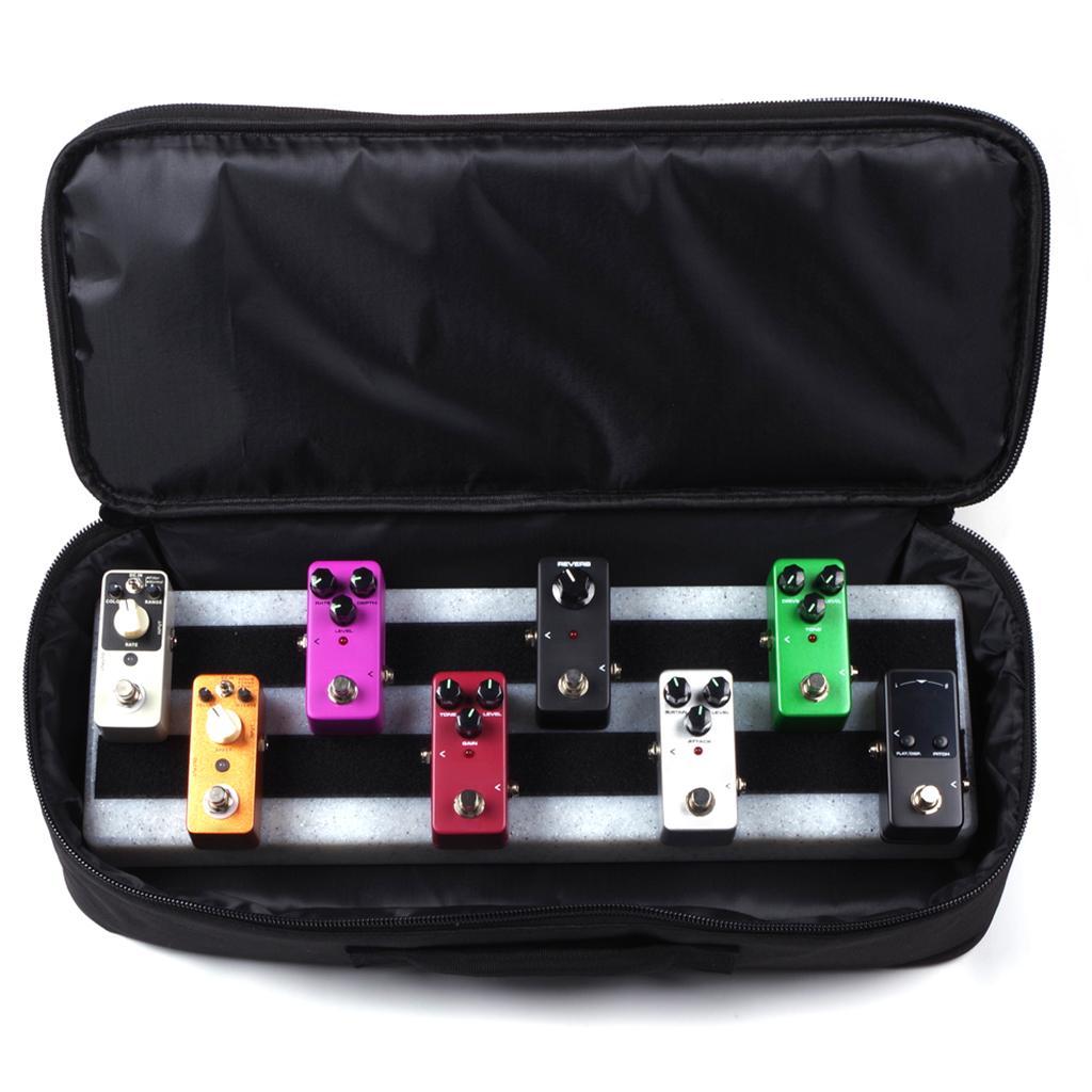 Guitar Effects Pedal Board Bag Padded Utility Pedalboard Storage Holder Case
