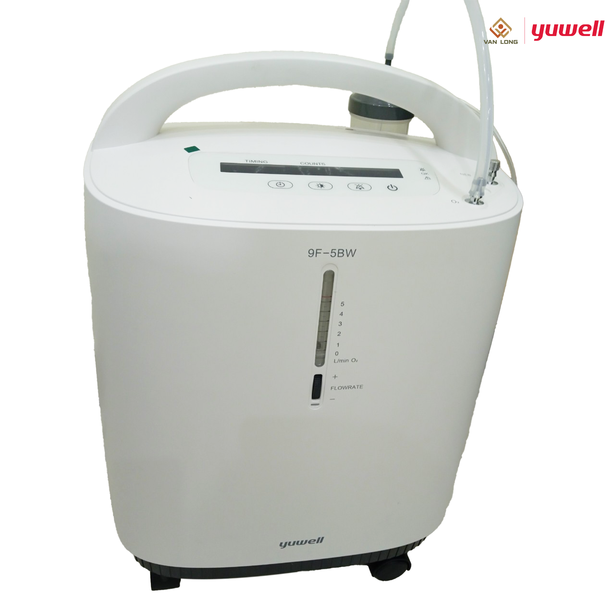 Máy tạo oxy Yuwell 9F-5BW Hỗ trợ các vấn đề hô hấp - Bảo hành chính hãng 12 tháng