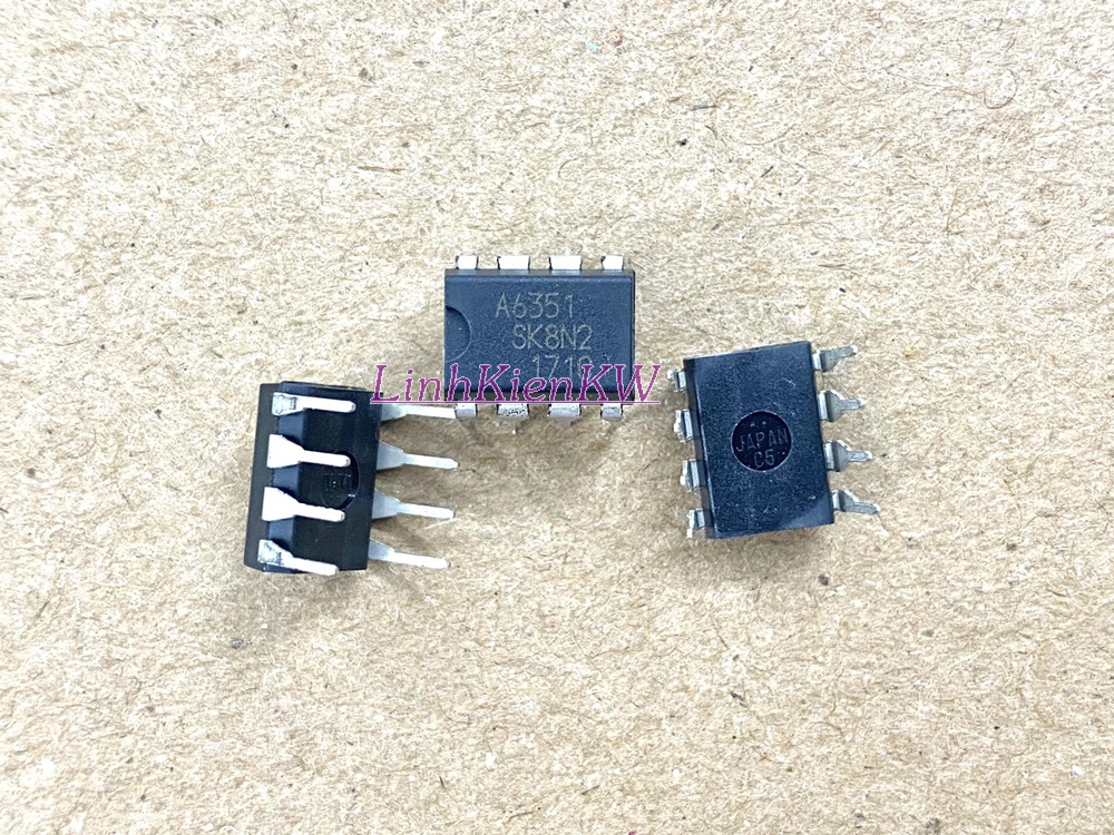 IC Nguồn STR-A6351 A6351 DIP-8 Mới, Chính gốc 100%.