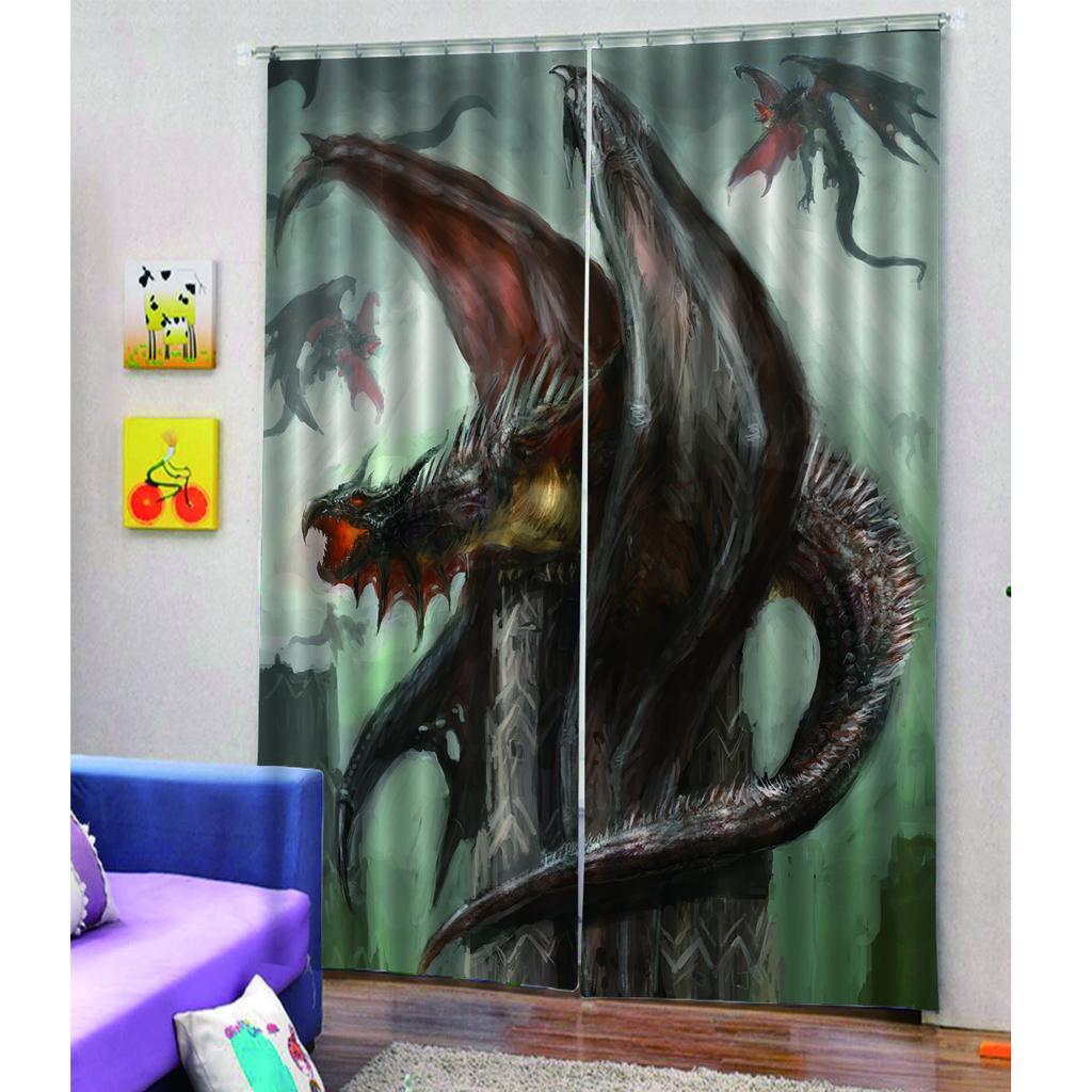 Handmade curtian Shade curtain for kids room Living room Style-1