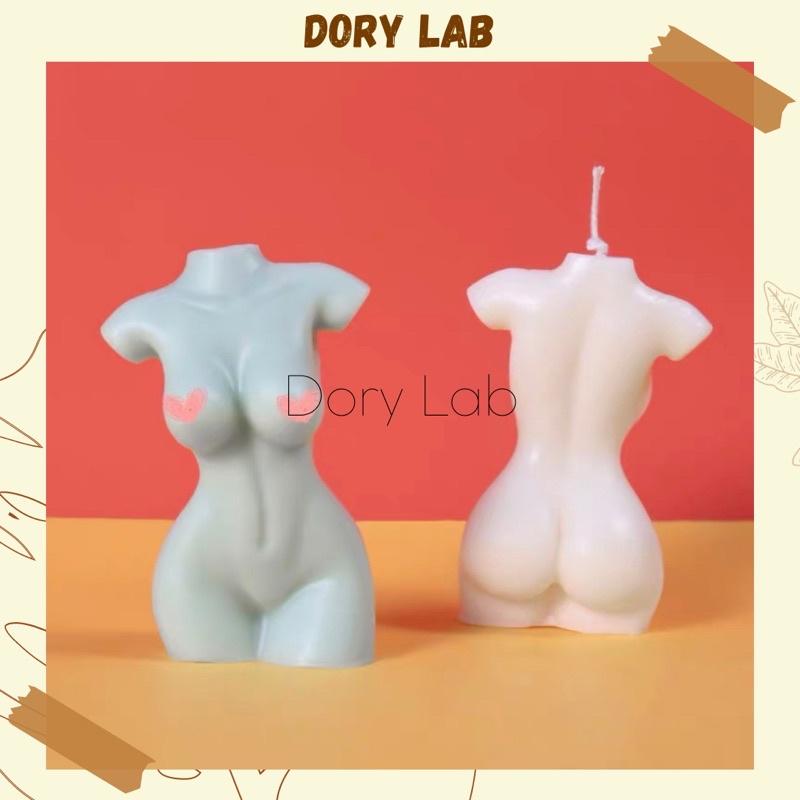 Nến Thơm Decor Body Cô Gái Handmade Không Khói, Phụ Kiện Chụp Ảnh - Dory Lab