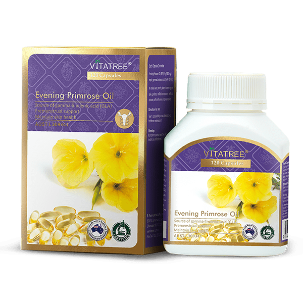 Tinh Dầu Hoa Anh Thảo VITATREE EVENING PRIMROSE OIL 120 Viên - HÀNG ÚC CHÍNH HÃNG