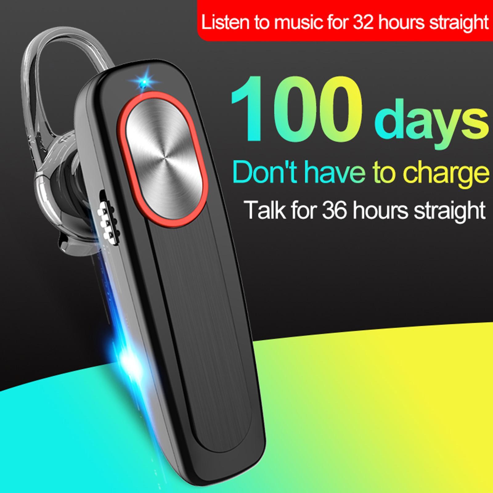Bluetooth Long Standby Headset Universal With Mic For Business