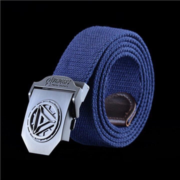 Thắt lưng vải dù mặt khoá Ironman - nhóm màu trơn
