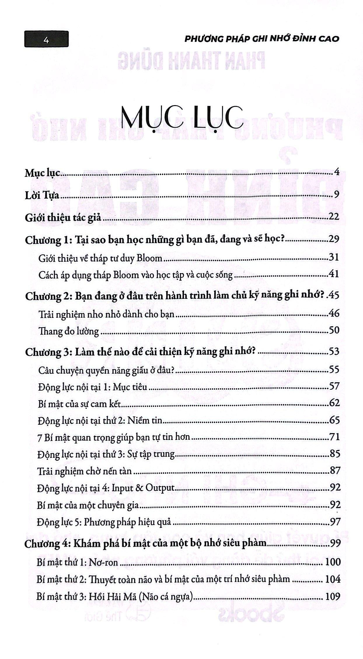 Phương Pháp Ghi Nhớ Đỉnh Cao