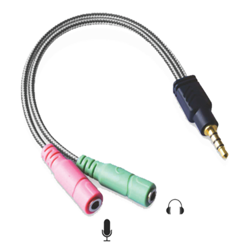 SoundMax Jack Gộp Mic Và Audio Đầu 3.5mm | Audio Mic Splitter | Phụ Kiện Nghe Nhạc Cáp 3.5mm 2 Đầu Mic Loa Ra 1 Đầu Audio | Chất Lượng Âm Thanh Tuyệt Vời - Hàng Chính Hãng Bảo Hành 12 Tháng