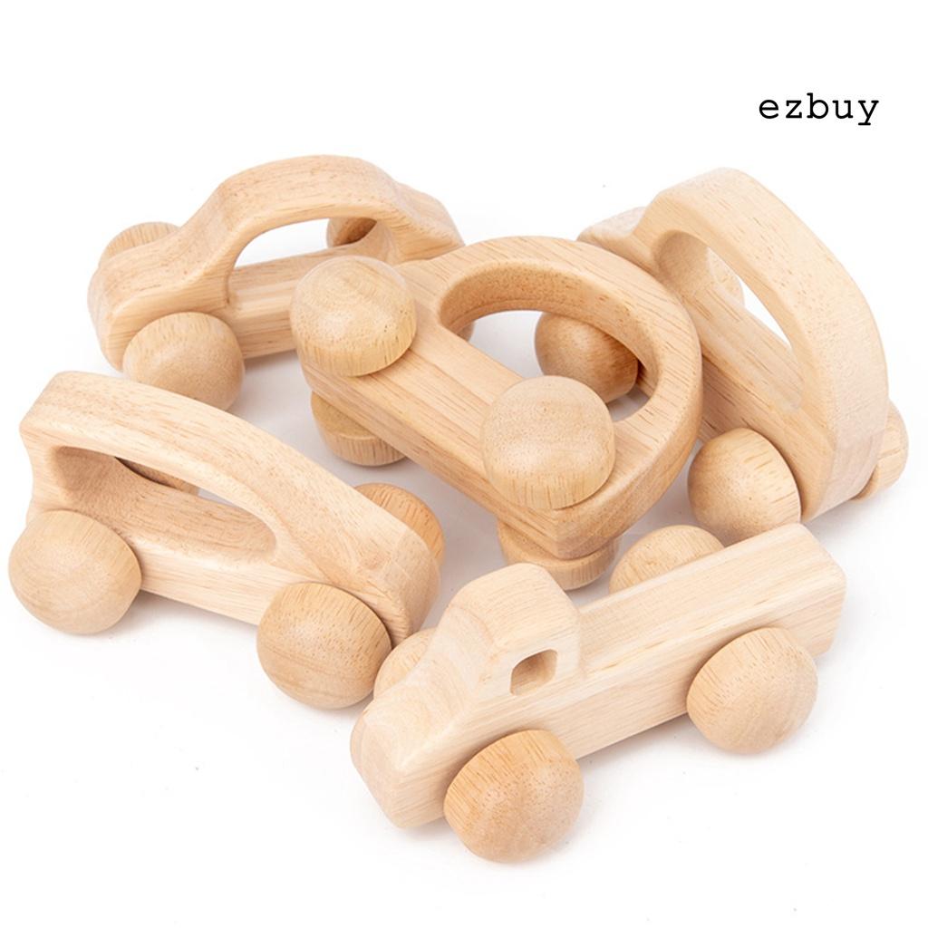 Mô Hình Xe Đồ Chơi Hoạt Hình Bằng Gỗ Cho Bé