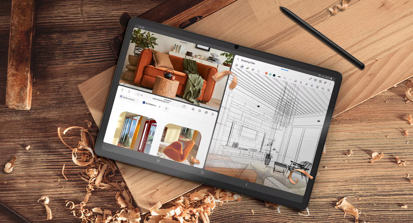 Miếng dán bảo vệ màn hình AR Samsung Galaxy Tab S9+/ S9 FE+ (EF-UX810) - Hàng Chính Hãng
