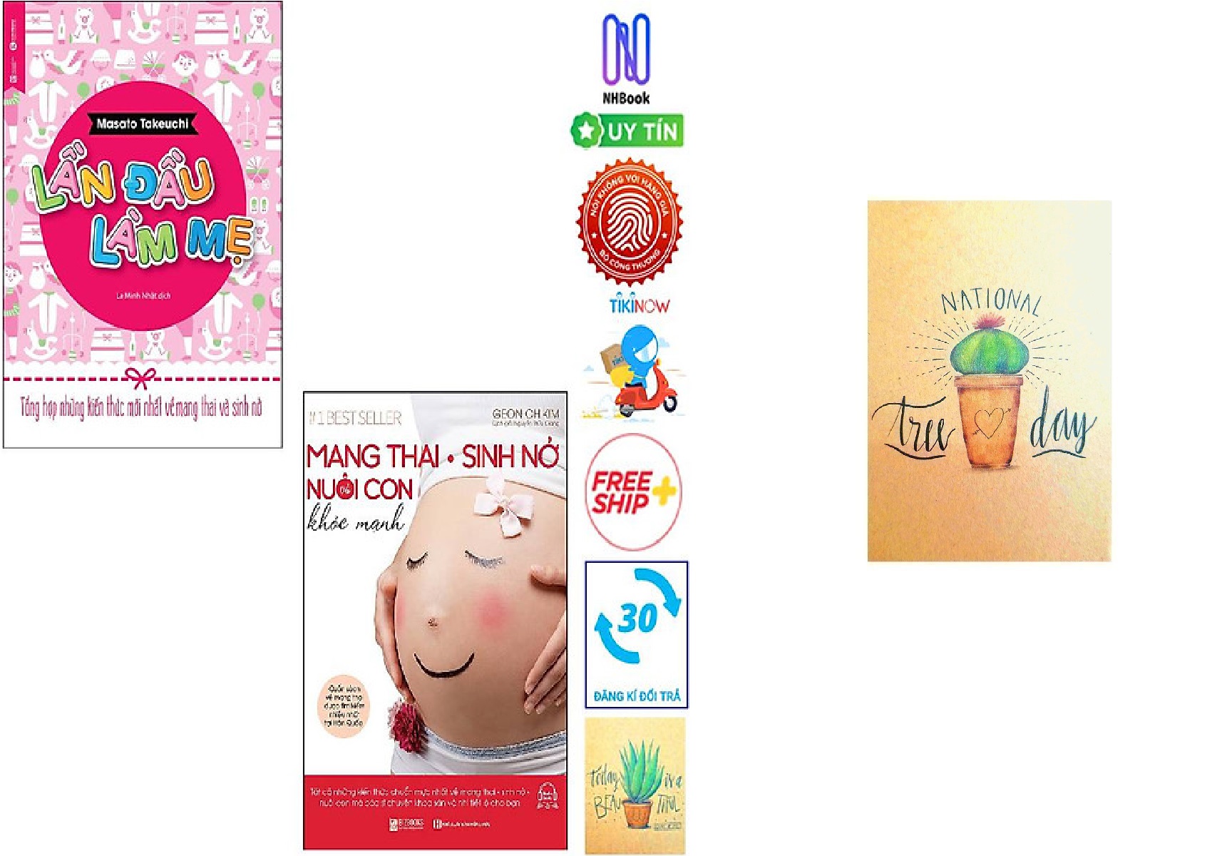 Combo Lần Đầu Làm Mẹ - Tổng Hợp Những Kiến Thức Mới Nhất Về Mang Thai Và Sinh Nở Và Mang Thai Sinh Nở Và Nuôi Con Khỏe Mạnh - Cuốn Sách Về Mang...